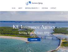 Tablet Screenshot of keagency.com